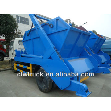DFAC 4x2 small swing arm container garbage truck manufacturer